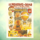 Antiek Grand Fete Fair Poster Raamsticker (Vel 3)