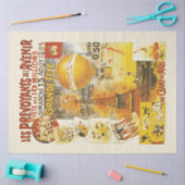 Antiek Grand Fete Fair Poster Tissuepapier (Craft)