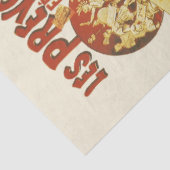 Antiek Grand Fete Fair Poster Tissuepapier (Detail)