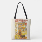 Antiek Grand Fete Fair Poster Tote Bag (Achterkant)