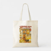 Antiek Grand Fete Fair Poster Tote Bag (Achterkant)