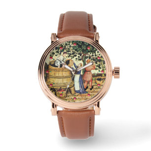 ANTIEK GRAPE VINEYARD HARVEST HORLOGE