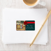 ANTIEK GRAPE VINEYARD HARVEST WAX SEAL MONOGRAM ETIKET (Insitu)