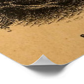 Antiek gravering in San Francisco Poster (Hoek)