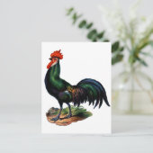 Antiek-Green-feestrooster Briefkaart (Staand voorkant)