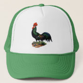 Antiek-Green-feestrooster Trucker Pet (Voorkant)