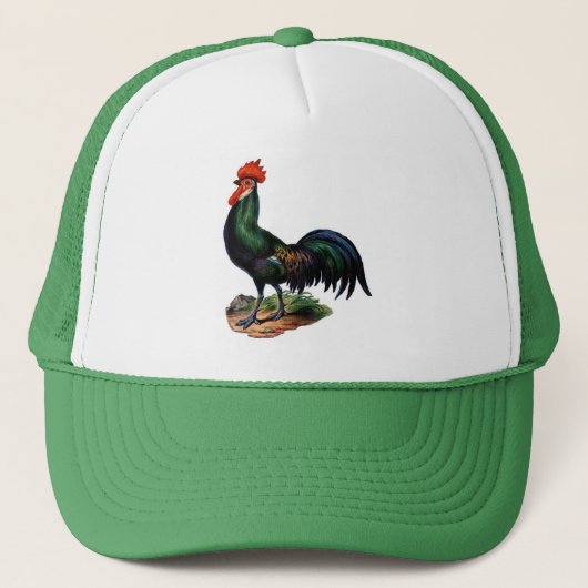 Antiek-Green-feestrooster Trucker Pet (Voorkant)
