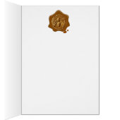 ANTIEK GRIEKS HONEY BEELD GODDESS Brown Wax Seal (Binnen (Rechts))