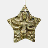 ANTIEK GRIEKS HONEY BEELD GODDESS STAR KERAMISCH ORNAMENT (Rechts)