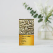 ANTIEK GRIEKS HONEY BEELD GODDESS WAX SEAL MONOGRA VISITEKAARTJE (Staand voorkant)