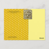 ANTIEK GRIEKS HONEY IS GODESS BRIEFKAART (Achterkant)