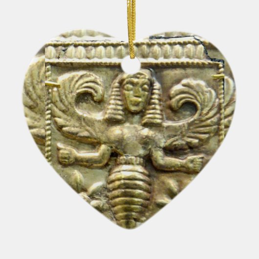 ANTIEK GRIEKS HONEY IS GODESS KERAMISCH ORNAMENT (Voorkant)