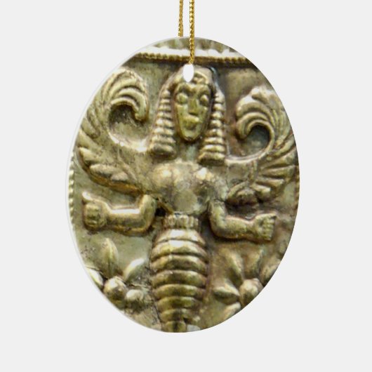 ANTIEK GRIEKS HONEY IS GODESS KERAMISCH ORNAMENT (Rechts)