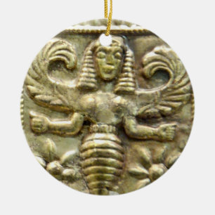 ANTIEK GRIEKS HONEY IS GODESS KERAMISCH ORNAMENT