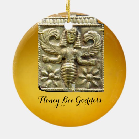 ANTIEK GRIEKS HONEY IS GODESS KERAMISCH ORNAMENT (Achterkant)