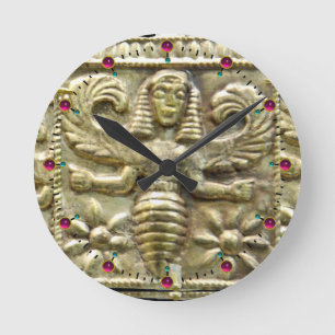 ANTIEK GRIEKS HONEY IS GODESS RONDE KLOK