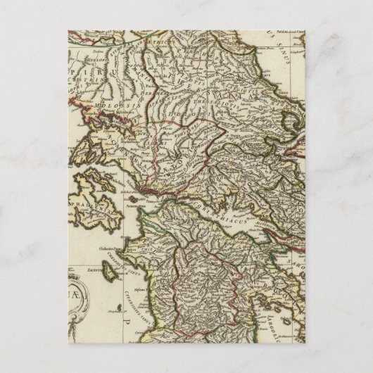 Antiek Griekse kaart (Voorkant)