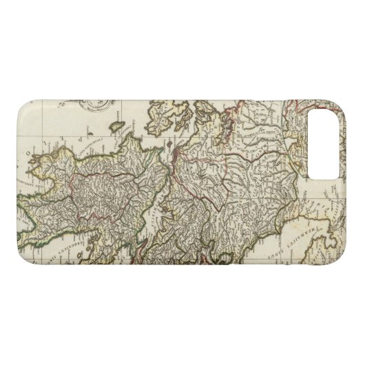 Antiek Griekse kaart Case-Mate iPhone Case (Achterkant (Horizontaal))