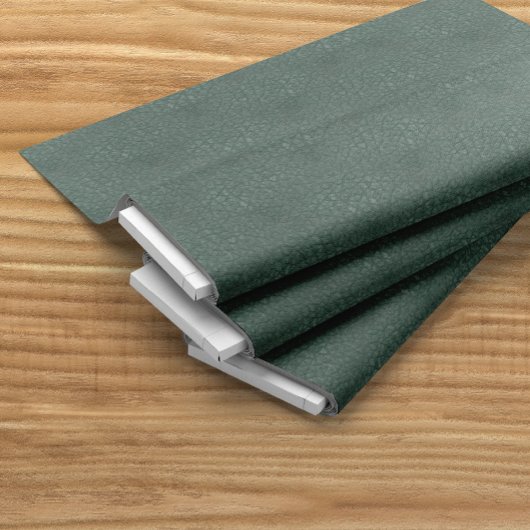 Antiek groen kunstleder stof