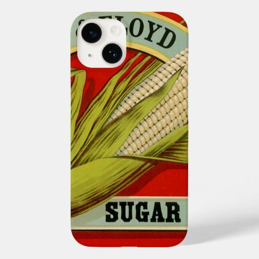 Antiek groentelabel, Olney & Floyd Sugar Corn Case-Mate iPhone Case (Achterkant)