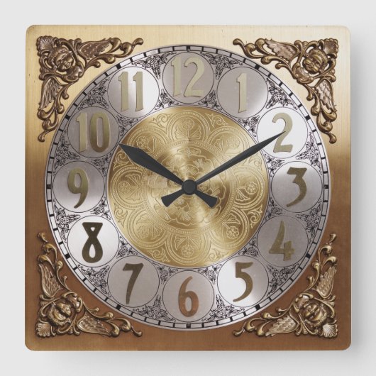 Antiek grootvaders klok (Voorkant)