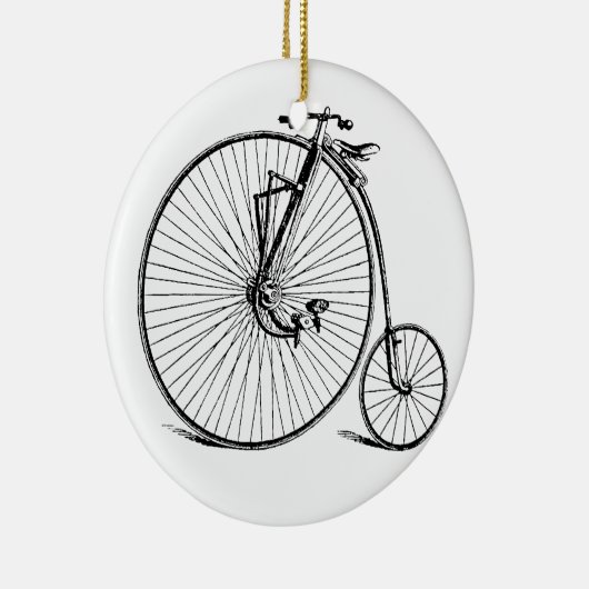  Antiek grote fiets Keramisch Ornament (Rechts)