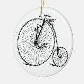  Antiek grote fiets Keramisch Ornament (Links)