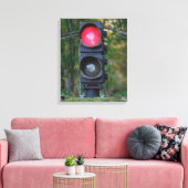 Antiek GRS FA Railroad Signal Gedrukt Canvas Afdruk (Insitu (Woonkamer))