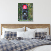 Antiek GRS FA Railroad Signal Gedrukt Canvas Afdruk (Insitu (Slaapkamer))