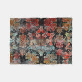 Antiek Grunge Oud handgemaakt woltapijt Sh Fleece Deken (Voorkant (Horizontaal))