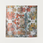 Antiek Grunge  Oud handgemaakt woltapijt Sh Wandkleed (Voorkant)