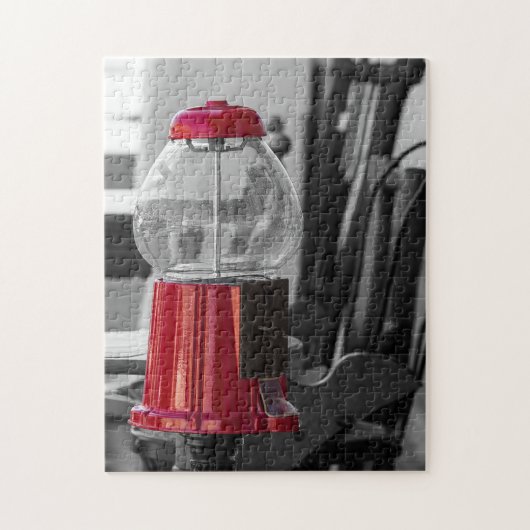 Antiek Gumball Machine Puzzel (Verticaal)
