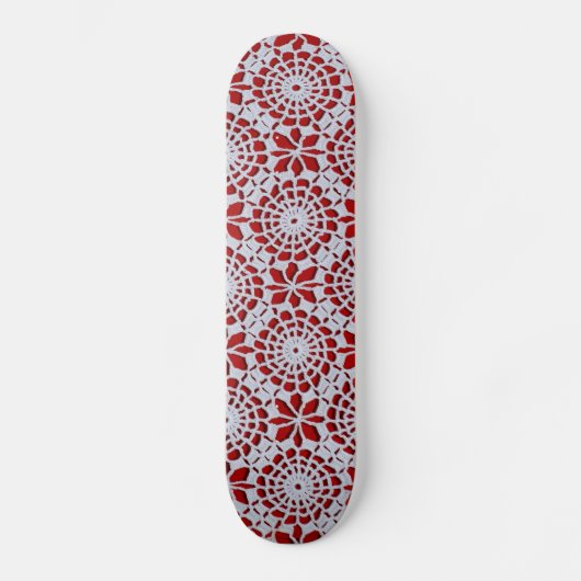 Antiek haakpatroon persoonlijk skateboard (Voorkant)