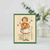 -Antiek Halloween Design Briefkaart JOL (Staand voorkant)