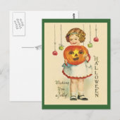 -Antiek Halloween Design Briefkaart JOL (Voorkant / Achterkant)