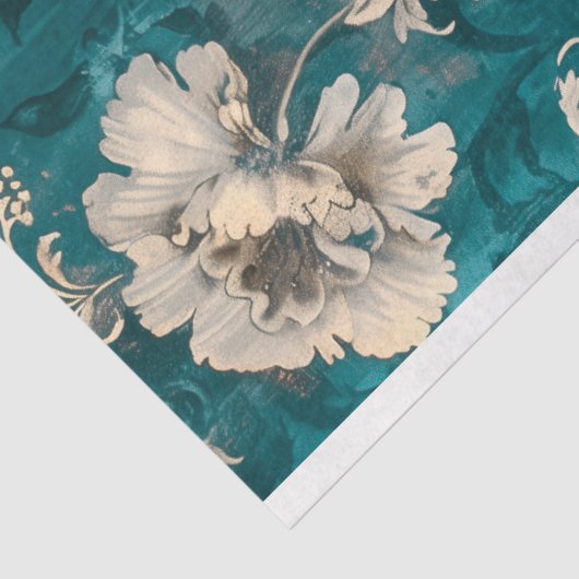 Antiek Halloween Gothic Skeleton Skull Decoupage Tissuepapier (Detail)