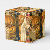 Antiek Halloween Jack O Lantern kostuum vrouw Bedankdoosjes (Voorkant Zijde)