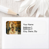 Antiek Halloween Jack O Lantern kostuum vrouw Etiket (Insitu)