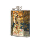 Antiek Halloween Jack O Lantern kostuum vrouw Heupfles (Links)