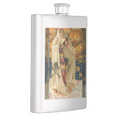 Antiek Halloween Jack O Lantern kostuum vrouw Heupfles (Rechts)