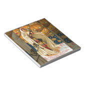 Antiek Halloween Jack O Lantern kostuum vrouw Notitieblok (Schuin)