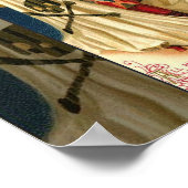 Antiek Halloween Jack O Lantern kostuum vrouw Poster (Hoek)