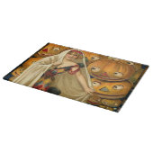 Antiek Halloween Jack O Lantern kostuum vrouw Snijplank (Hoek)