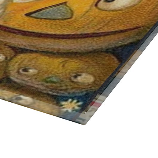 Antiek Halloween Jack O Lantern kostuum vrouw Snijplank (Hoek)