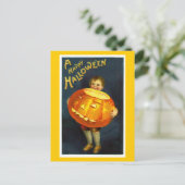 Antiek Halloween JOL Briefkaart (Staand voorkant)