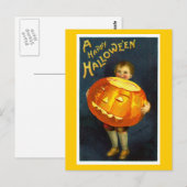 Antiek Halloween JOL Briefkaart (Voorkant / Achterkant)