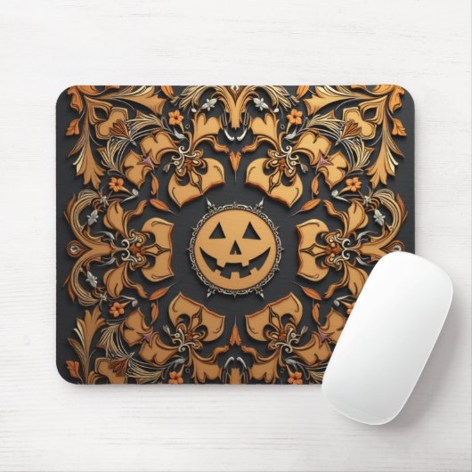 Antiek Halloween Mousepad Muismat (Met muis)