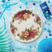 Antiek Hand geschilderd Limoges China Papieren Bordje (Feest)