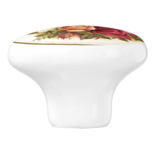 Antiek handbeschilderde liften China keramische kn Keramische Knop (Zijkant)