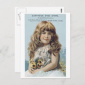 Antiek  handelskaartkaarten, Posters Briefkaart (Voorkant / Achterkant)